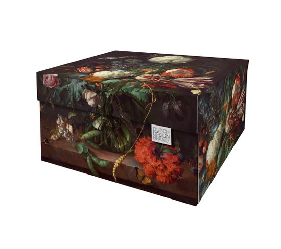 Boite De Rangement Flowers 39,5x32x21cm Multicolore