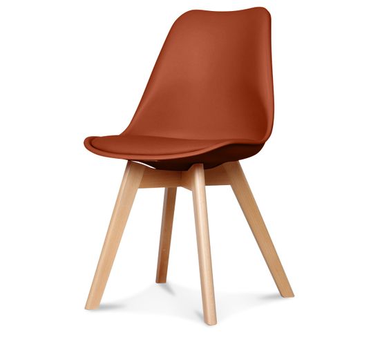 Chaise Design Scandinave - Rouille