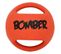 Balle En Caoutchouc Bomber 11,4 Cm - Orange Et Noir - Pour Chien