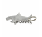 Porte-clés Tire-bouchon Requin Argent