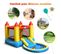 Aire De Jeux Gonflable Enfants Avec Toboggan,aquatique-aire De Saut-piscine Charge 68kg