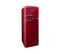 Réfrigérateur Congélateur 2 portes Retro Arzy Ljdd206bordeaux 206 Litres Bordeaux