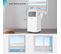 A011d1-7k Déshumidificateur et Climatiseur Portable 3 En 1, Capacité De Refroidissement De 7 000 Btu
