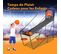 Jeu De Basketball Arcade, Jeu De Basketball Pliable Avec Compteur Électronique Et Buzzer, 3 Ballons