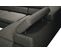 Canapé d'angle convertible  droit PHOENIX tissu chiné Monet brun