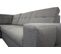 Canapé d'angle convertible gauche HECTOR Tissu gris
