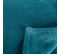 Plaid 125x150 cm TENDRESSE Bleu canard