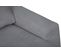 Canapé d'angle méridienne REYNOLDS tissu Berlin gris clair