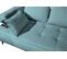 Canapé d'angle convertible droit SELESTE tissu polaris 14 aqua