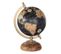 Globe en bois H 24 cm  Noir