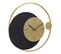 Horloge H. 51 cm UPERCUTE Doré et noir