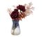 Bouquet artificiel H. 39 cm UTORNA Gris et rouge