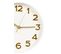 Horloge Ø 20 cm DANNA Blanc et doré