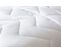 Couette chaude anti-acariens 220 x 240 cm polyester blanc