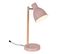 lampe bois & métal H. 38 cm MILA BOIS rose