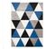 Tapis De Salon 120x170 Cm Polypropylene Bleu - 120743