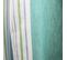 Rideau En Coton à Oeillets à Rayures Turquoise 150x270 - Brise