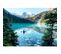 Tableau Sur Toile Lac Turquoise 45x65 Cm