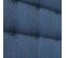 Tete De Lit Capitonnee Crepuscule Couleur Bleu Marine, 140x115cm