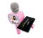 Microphone Barbie Bluetooth Sans Fil Avec Enceinte, Changement De Voix, Support Téléphone