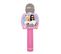 Microphone Barbie Bluetooth Sans Fil Avec Enceinte, Changement De Voix, Support Téléphone