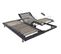 Sommier relaxation 2x70x190 cm DREAMEA S50 gris anthracite