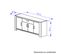 Buffet 4 portes/ 1 tiroir OXYDE imitation chêne et beton