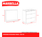 Meuble Sous-vasque 3 Tiroirs Marbella 80 Cm + Vasque + Miroir / Blanc