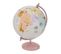 Globe Terrestre Enfant "animaux" 28cm Rose