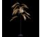 Déco De Noël Arbre Lumineux Palmier Feuilles Dorées 120 LED Blanc Chaud H 120 Cm