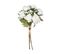 Bouquet De Fleurs Artificielles 14 Roses Blanches H 40 Cm