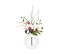 Vase Compo assortis ORCHIDEE Blanc/Noir