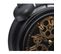 Horloge à Poser En Métal Noir Aspect Vintage Déco Industrielle