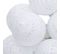 Guirlande Sur Secteur LED 20 Boules - Blanc