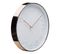 Horloge D.30 cm COOPER Blanc/cuivre
