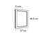 Armoire De Toilette Doc 37cm - 1 Porte Pivotante - Blanc Mat