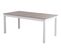 Table rectangleL.175/255 RUBEN Blanc/chêne sonoma