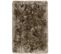 Tapis Shaggy Tufté Splash En Polyester - Taupe - 150x150 Cm
