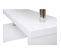 Bureau Design Modulable Blanc Laqué Brillant T-max