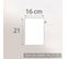Gant De Toilette 16x21 Cm Pure Ivoire 550g/m2