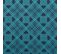 Drap Housse Imprimé 200x200 Cm Coton Talisman Bleu Paon Bonnet 40 Cm