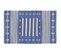 Tapis Plat Lavable En Machine Moderne Edimbourg Bleu 160x230