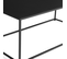 Table Basse Rectangulaire Davis 113 Cm En Métal Noir Mat Design Industriel