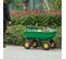 Chariot De Jardin à Main Benne Basculante Jaune Vert
