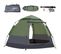 Tente De Camping Pop-up 3-4 Personnes Fibre Verre Polyester