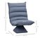 Fauteuil Relax Pivotant Inclinable Tissu Velours Microfibre