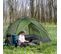 Tente De Camping Pop Up 2-3 Personnes Vert Kaki