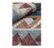 Tapis Rectangle Kilim Multicolore Plat Xenia Multicolore 140x200