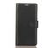 Housse Noire Pour Nokia 7.1 Folio Grainé Avec Languette Aimantée