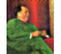 Tableau Retro Multicolore Mao En Costume Vert 60x60
